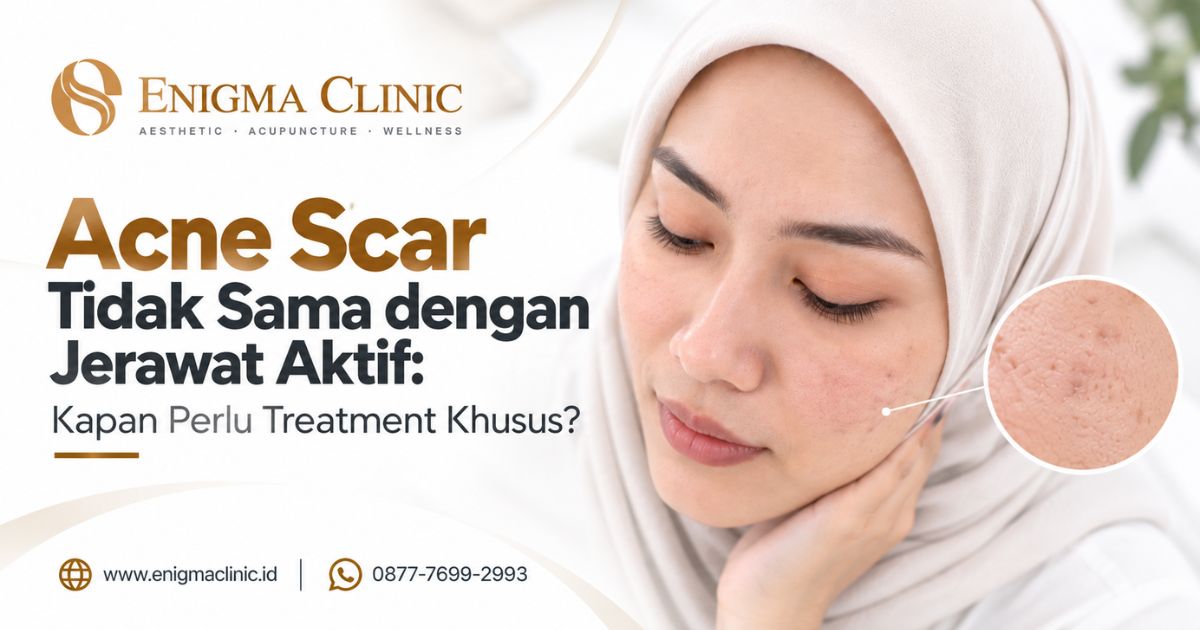 Acne Scar Tidak Sama dengan Jerawat Aktif: Kapan Perlu Treatment Khusus?