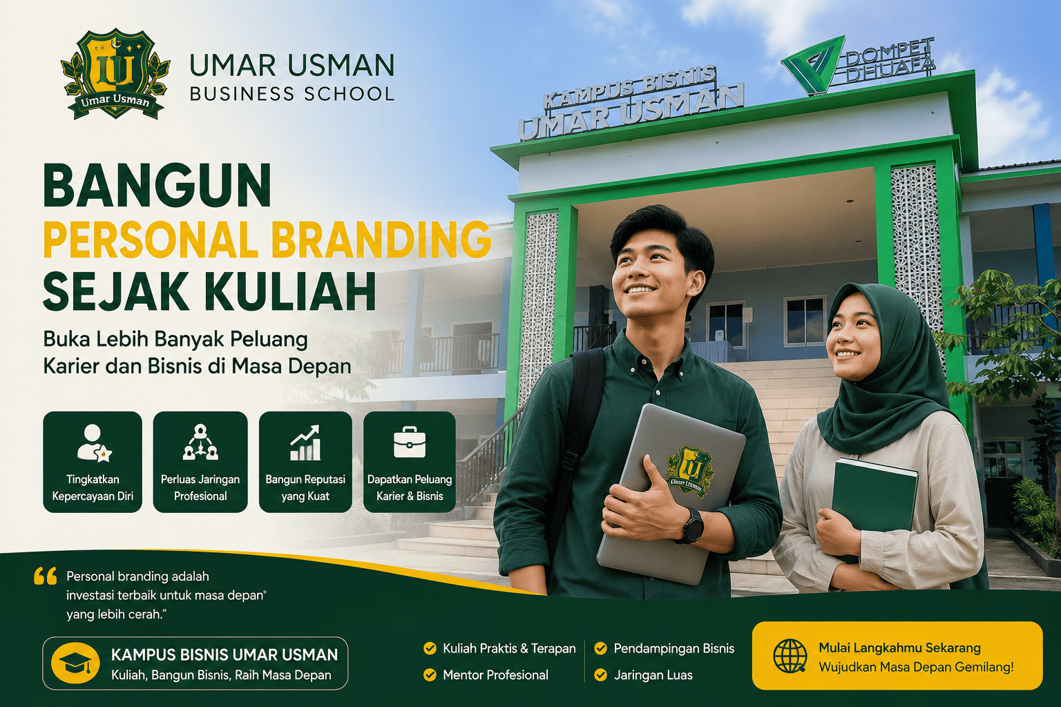 Cara Membangun Personal Branding Mahasiswa Bisnis Sejak Kuliah